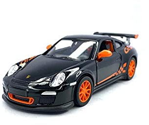 Kinsmart Porsche 911 GT3 RS 1/36 Diecast Modell Car - Schwarze Farbe