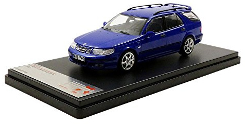 Saab IXO - Premium-X - PRD514 – Miniatur-Fahrzeug 9-5 Sport Kombi Aero – 2002 – Maßstab 1:43, Blau