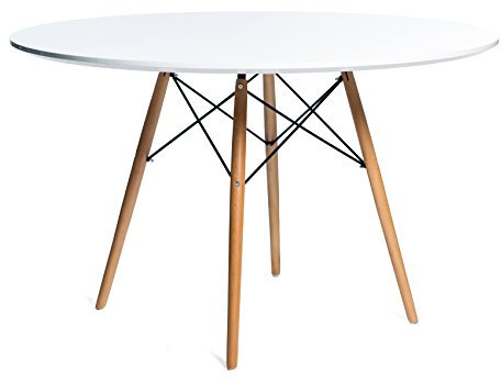 Noorsk Design Mesa Redonda Comedor - 100 cm diámetro