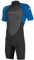O'Neill Wetsuits Men's Reactor-2 2mm Back Zip Spring Wetsuit, Black/Ocean, XS