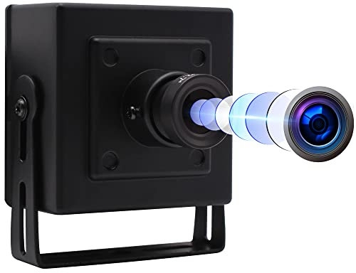 ELP USB Kamera 1080P 60fps/100fps Webcam mit Metallgehäuse, 2MP USB2.0 Lightburn Camera, 3.6mm Objektiv für Computer Linux Kamera USBFHD01M-BL36