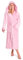 CityComfort Robe de Chambre Femme - Peignoir Femme Polaire à Capuche (Rose, M)