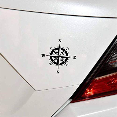 Rose Isolated Compass Abstract Fun Window Bumper Vinyl Decal Sticker 16CM x 16CM