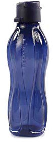 Tupperware Eco Trinkflasche mit Clipverschluss, 500 ml, 35344, Dunkelblau