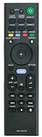 VINABTY RMT-AH310U RMTAH310U Remote Control replacement for Sony Soundbar HT-CT800 SA-WCT800 SA-CT800 HT-MT500 HT-ST5000 HT-MT500