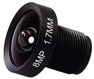 VIDOO M8 1.7Mm Objectif 125/155 Degrés Grand Angle pour Mini PRougeator Micro/Nano Caméra