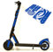 m2medien Aufkleber-Set (30-teilig) Sticker-Set auf 46x35cm Bogen geeignet für myTIER SXT Max Cityblitz Beast E-Scooter (Blau Reflektierend)