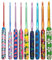 Aluminium-Häkelnadel-Set, florales Häkel-Set, Häkelnadeln für Anfänger, Metall-Häkel-Set, solide Haken, Handstricken ergonomisch weicher Gummi Komfortgriff Häkel-Starter-Kit für Erwachsene (9 Stück)