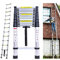 Aluminum Extension Straight Ladder 16.4FT Non-Slip Extending Attic Loft Ladder, Lightweight Folding, 13 Steps, 150Kg/330lb Load Capacity
