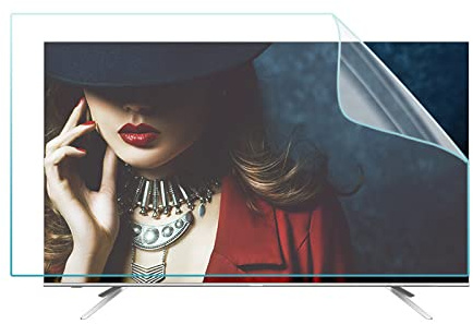 Filtro antiriflesso/antiriflesso/protezione per gli occhi per schermi TV da 32-75 pollici, pellicola protettiva anti luce blu per schermi piatti e curvi/B / 50 Inches 1095x616 mm