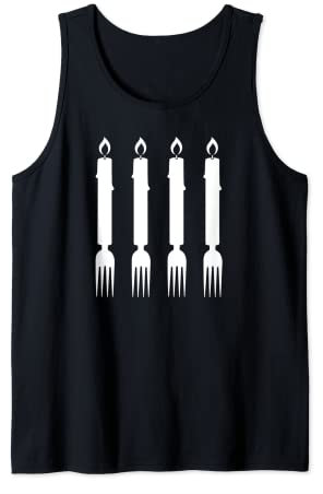 Four Candles Fork Handles Tank Top