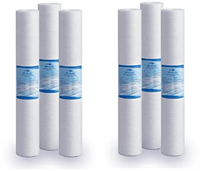 Swan Filtro sedimentos 20 pulgadas 1 Micron Ultrafiltración. Elimina arena, barro, partículas de óxido e impurezas suspendidas. 6 unidades