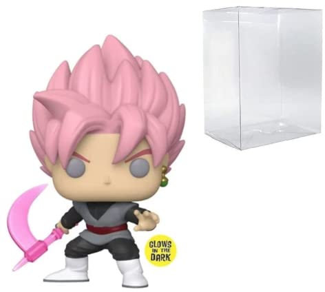 POP! Dragon Ball Super Saiyan Rose Goku Schwarz (mit Sense), leuchtet im Dunkeln, exklusiv geb ndelt mit kompatibler Box Schutzh lle