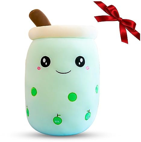 Yuragim Bubble Tea Kuscheltier, 25 cm Bubble Tea Plüschtier Kuscheltier, Plüschpuppen Weiche Kuscheltier, Milchtee Softpuppe Teetasse Kissen Plüsch, Schmusetier Geschenk für Kinder Mädchen Jungen