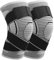 Ruilala Kniebandage für Männer Damen 2 Stück Sport Kniestütze Einstellbar Kompression Kniebandage für ACL, Meniskusriss, Laufen, Gewichtheben, Volleyball,Basketball (Grau, L)