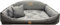 Dogs4Life Waschbar Orthopädisches Hundebett Hundekissen Hundesofa Hundekorb für Kleine Mittelgroße Grosse Hunde S - XXL Personalisiert mit Namen (L, Ekoleinen)