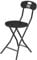 TVON Klapphocker mit Rückenlehne Tragbarer Klappbarer Hocker Outdoor Klapphocker für Garten Camping Angeln Grillen Bürohocker Maximale Belastung 204 kg