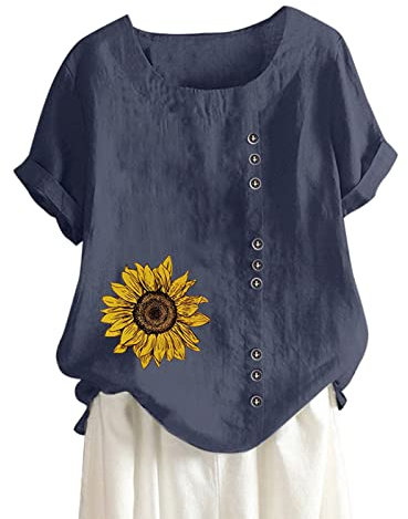 Angebote des Tages Heute Meine Bestellung Shirt Babyblau Damen griechische Kleidung Frauen Ringelshirt schwarz weiß Damen blusen leoprint Damen Women's Letter Print Kurzarm-t-Shirt
