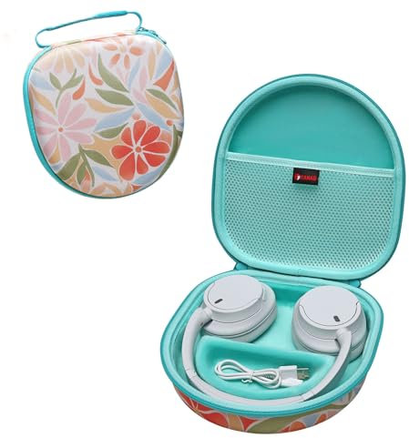 XANAD Kopfhörer Tasche für Sony WH-CH720N / WH-CH710N / WH-CH700N Kabelloser Bluetooth Kopfhörer mit Noise Cancelling Over-Ear Headphone Case (Azurblau)