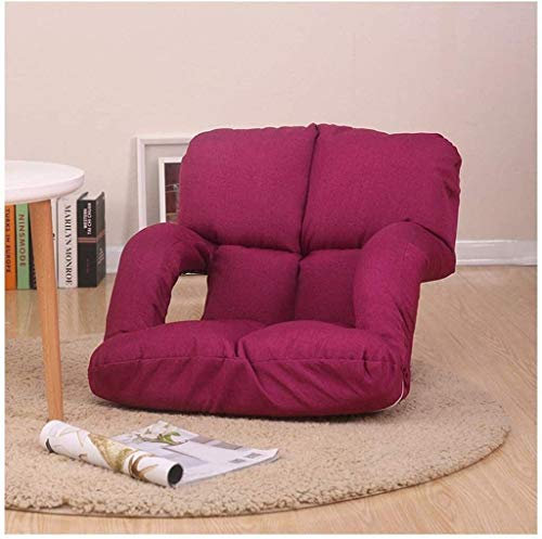 Klappbarer Schlafsessel für Erwachsene, verstellbarer Bodensofa, Liege, 58 x 92 cm, bequemer faltbarer Stuhl zum Entspannen und Faulenzen