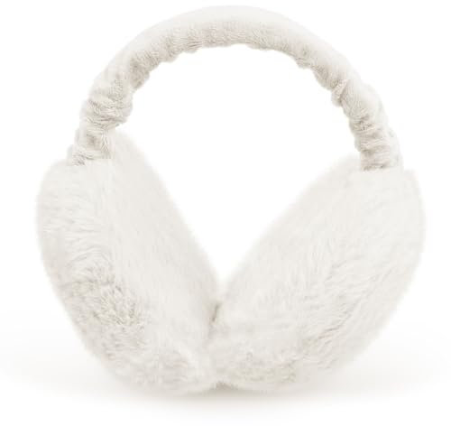 HAGOT Cache Oreille Femme, Cache-oreilles en Peluche Pliable, Cache-oreilles d'hiver réglable, Anti Froid Cache-Oreilles En Peluche Chaud, pour Femme Homme