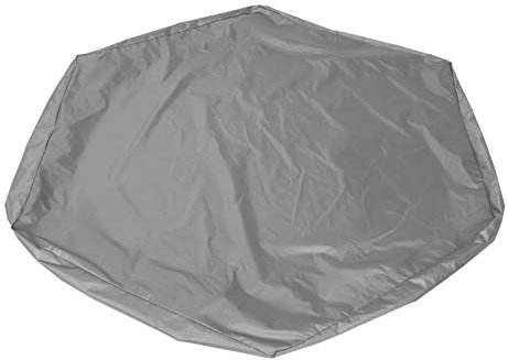 Sandkastenabdeckung, Sandkasten-Sandspielzeugabdeckung, wasserdichte Kordelzug-Schwimmbadabdeckung für den Garten Im Freien (Grau)