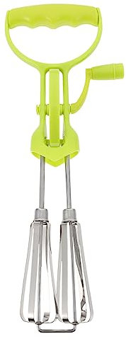 Cabilock 1 PC Batidores Para Batidora De Mano Herramienta Eléctrica Huevo Café Eléctrico Espumador De Leche Manual Batidora De Mano Eléctrica De Mano Manivela Huevo Batidora De Mano Verde