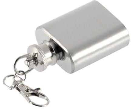 GREENADSCAPE Frasco De Whisky Tapa Plana Inoxidable Petaca Con Resistente Corrosión Adecuado Para Para Caza y