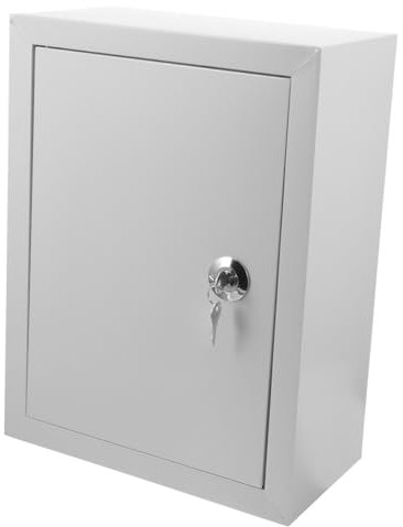 jojofuny Outdoor Weatherproof Metal Electrical Breaker Box 300x400x160mm Splashproof Junction Project Box Wall-mounted Electrical Control Distribution Enclosure