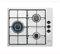 Vitrokitchen EN605LIN - Placa de Gas Natural 3 fuegos con encendido electrónico, acero inoxidable, seguridad Gas-Stop, 60cm
