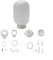 HEBEOT Smart Thermostat, Radiator Thermostat With Connectors For Four Different Valves For Control Over Your Home's Heating System