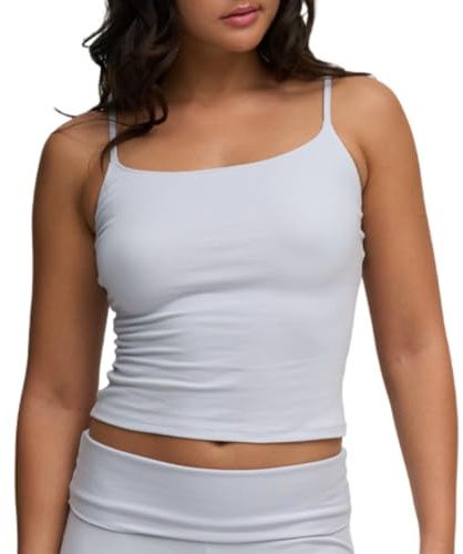 Damen Cotton Cami-Top – Slim Fit Loungewear Top aus Baumwolle, körpernah geschnitten, atmungsaktiv und bequem für Alltag, Freizeit, Home Office und Layering