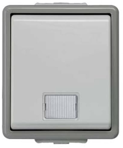Bjc Delta Surface – Schalter mit Sucher mit Delta-Lampe IP44