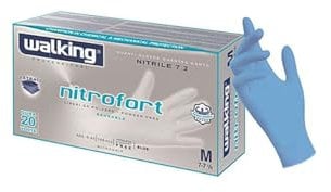 GUANTI NITROFORT WALKING TAGLIA S AZZURRI PZ.100