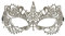 Widmann - Augenmaske Spitze, Kostümzubehör, Accessoire, Venezianisch, Maskenball