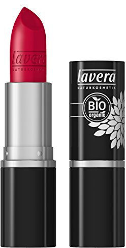 lavera Lippenstift Beautiful Lips Colour Intense ∙ Farbe Timeless Red rot ∙ zart & cremig ∙ Natural & innovative Make up ✔ Bio Pflanzenwirkstoffe ∙ Lipstick ∙ Naturkosmetik 1er Pack (1 x 5 g)