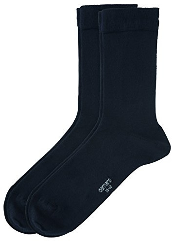 Camano Damen Socken Silky Feeling 4er Pack, Größe:39-42;Farbe:Navy (04)