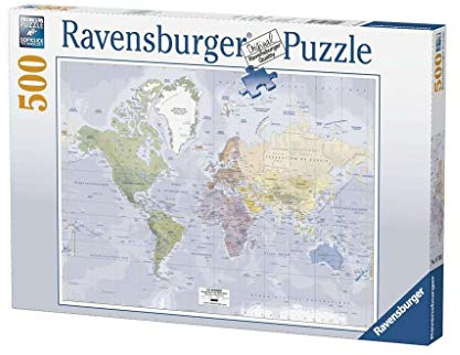 Ravensburger 14760 Puzzle-World Map-500 Pieces