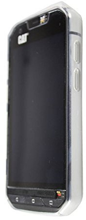 caseroxx Schutzhülle für Cat S60 in transparent – Flexibles TPU-Case aus stoßfestem Gummi, passgenaue Handy-Tasche mit Kantenschutz & rutschfestem Grip