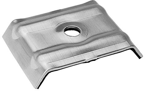 100 Stück Kalotten 35/207 farbig für Wellplatten Lichtplatten Trapezblech unlackiert Alu blank