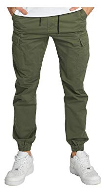 Vintage Industries Herren Cargohose Vince Oliv 34