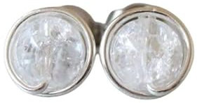 Ohrstecker Edelstein Bergkristall (Silber)