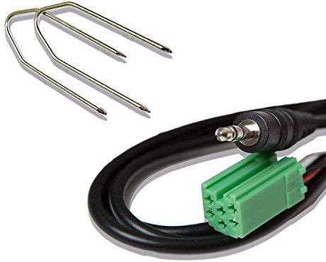 Renault Espace Aux in Adaptateur Jack Prise Jack Entrée IPOD MP3 iPhone CT29RN02 + Clés Radio
