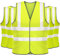 Expert Workwear 10 X Hi Vis Vest High Visibility Waistcoat Yellow & Orange Viz EN471 (10 Pack)