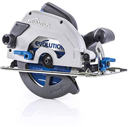 Evolution Power Tools S185CCSL Industrial Steel Circular Saw,Blue,185 mm, (230 V)