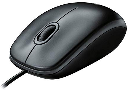 Logitech M100 USB PC Maus (kompatible mit Laptop PC Windows, Mac, Linux) grau (10-Pack)