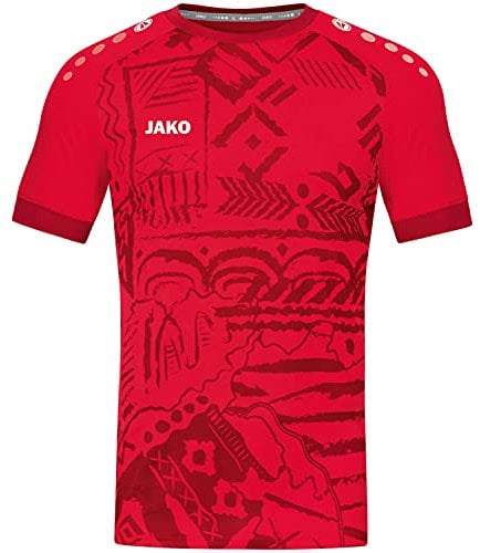 JAKO Kinder Trikot Tropicana (Kurzarm), Sportrot, 128