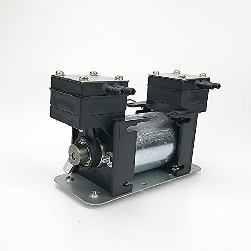 ZTBH ainless Steel Booster Pump Lawn Jet pumps Small 12v Large Flow Mute Double Head Diaphragm Pump, High Positive And Negative Pressure Vacuum Pump for Home Garden Water Transport Irrigation