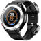 Reloj Inteligente 2 en 1 con Auriculares, Reloj Inteligente con Bluetooth Integrado, Altavoz, rastreador de Actividad física, Altavoz, grabación, termómetro Corporal,Plata