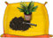 SisBroo wasserdichte Pflanzen-Umtopfmatte für den Innenbereich, Faltbare Zimmerpflanzen, Sukkulenten, Pflanzmatte, tragbare Gartenmatte, 68,1 x 68,1 cm (Orange)